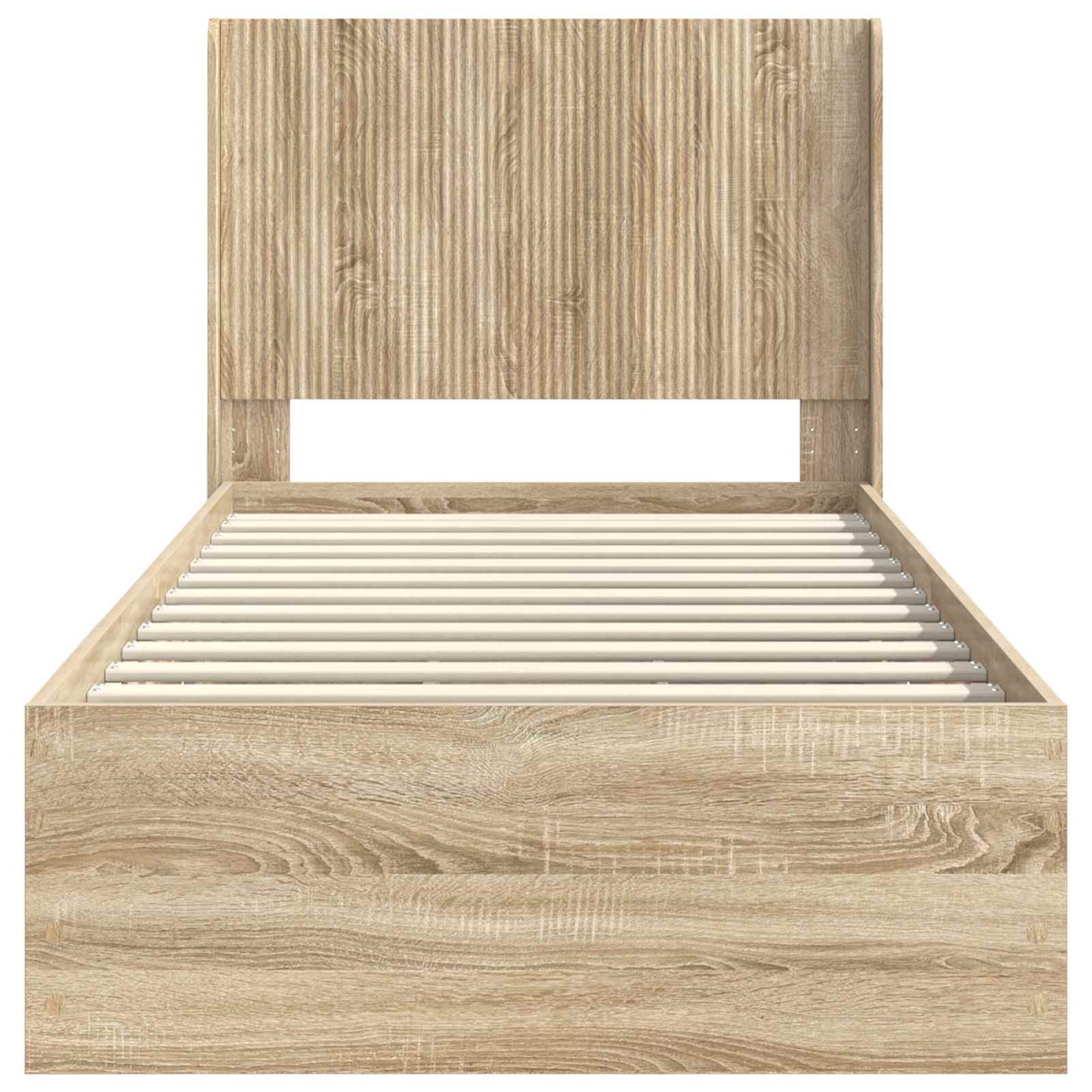 Bed Frame Storage Brown 97 cm x 193 cm x 100 cm