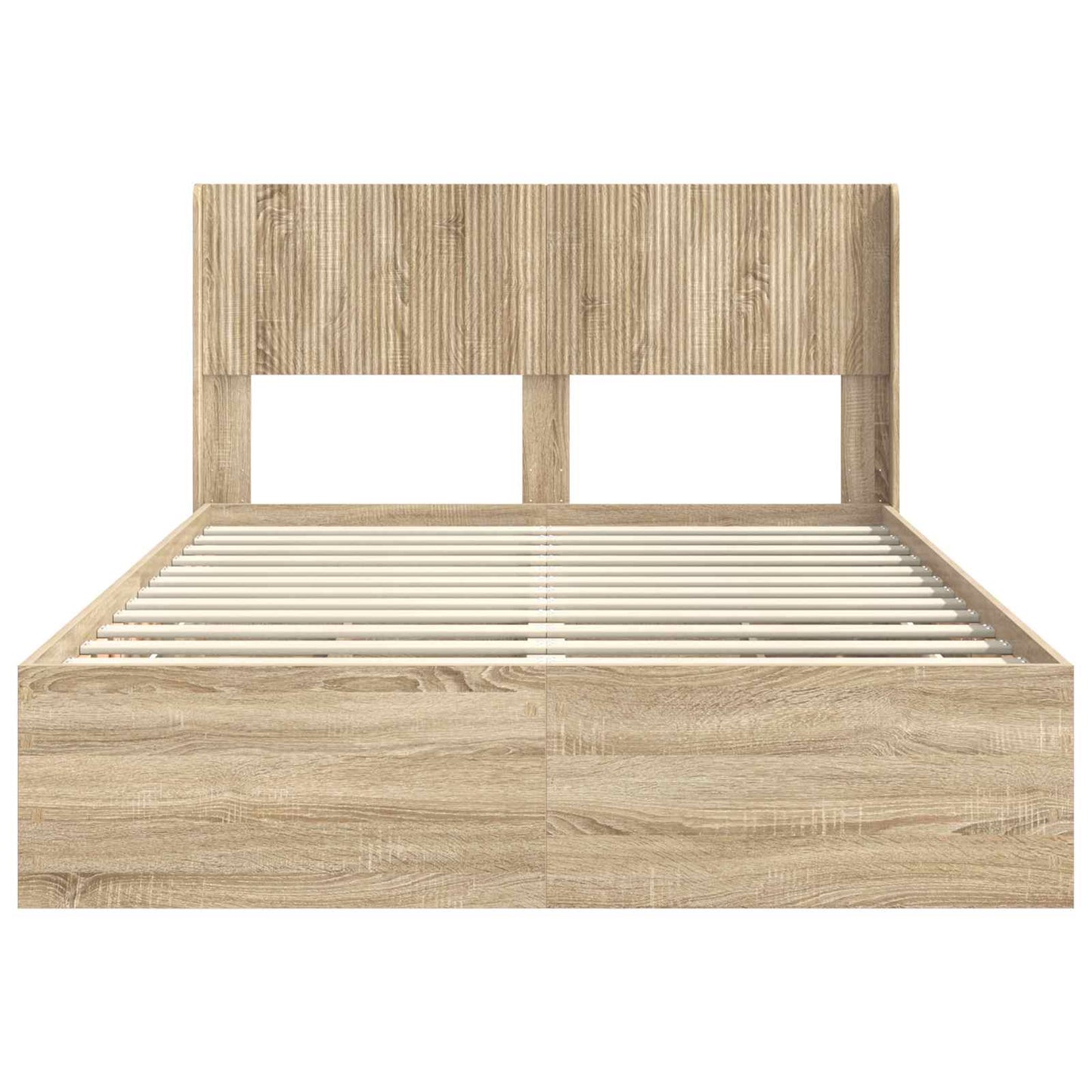Bed Frame Storage Sonoma Oak 156.5 cm x 203 cm x 100 cm