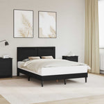 Black Faux Leather Bed Frame Double | HomeAndLiving
