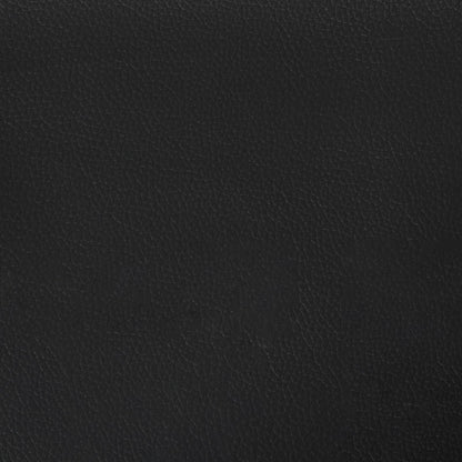Black Faux Leather Bed Frame Double | HomeAndLiving