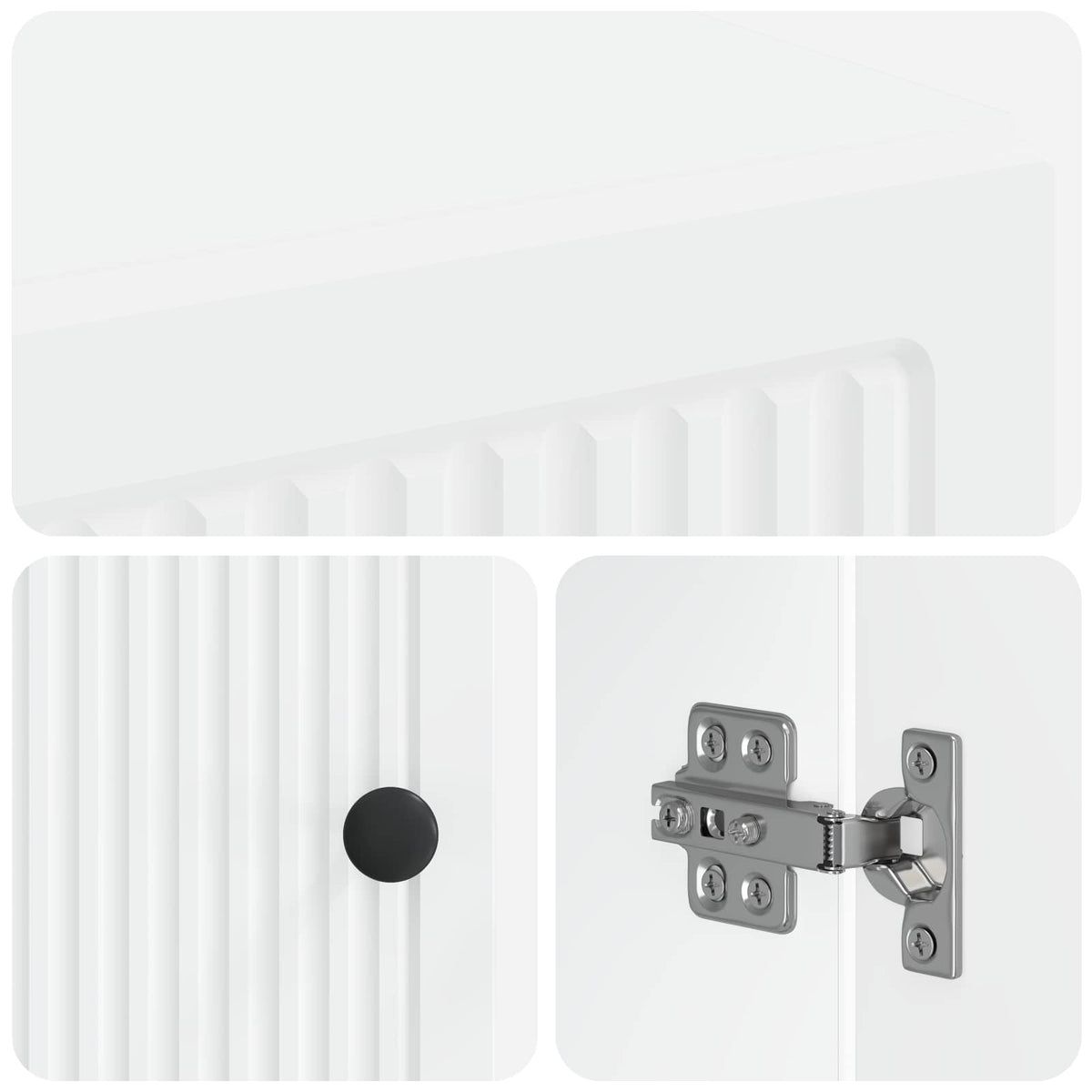 Bathroom Cabinet White Slimline 30x31x190cm