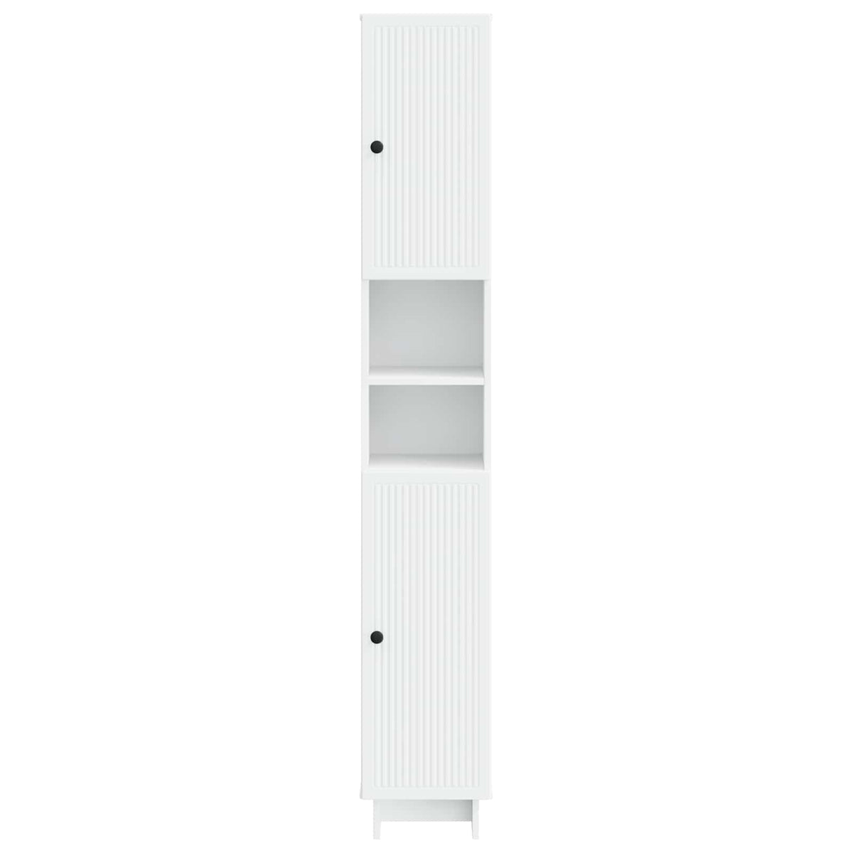 Bathroom Cabinet White Slimline 30x31x190cm