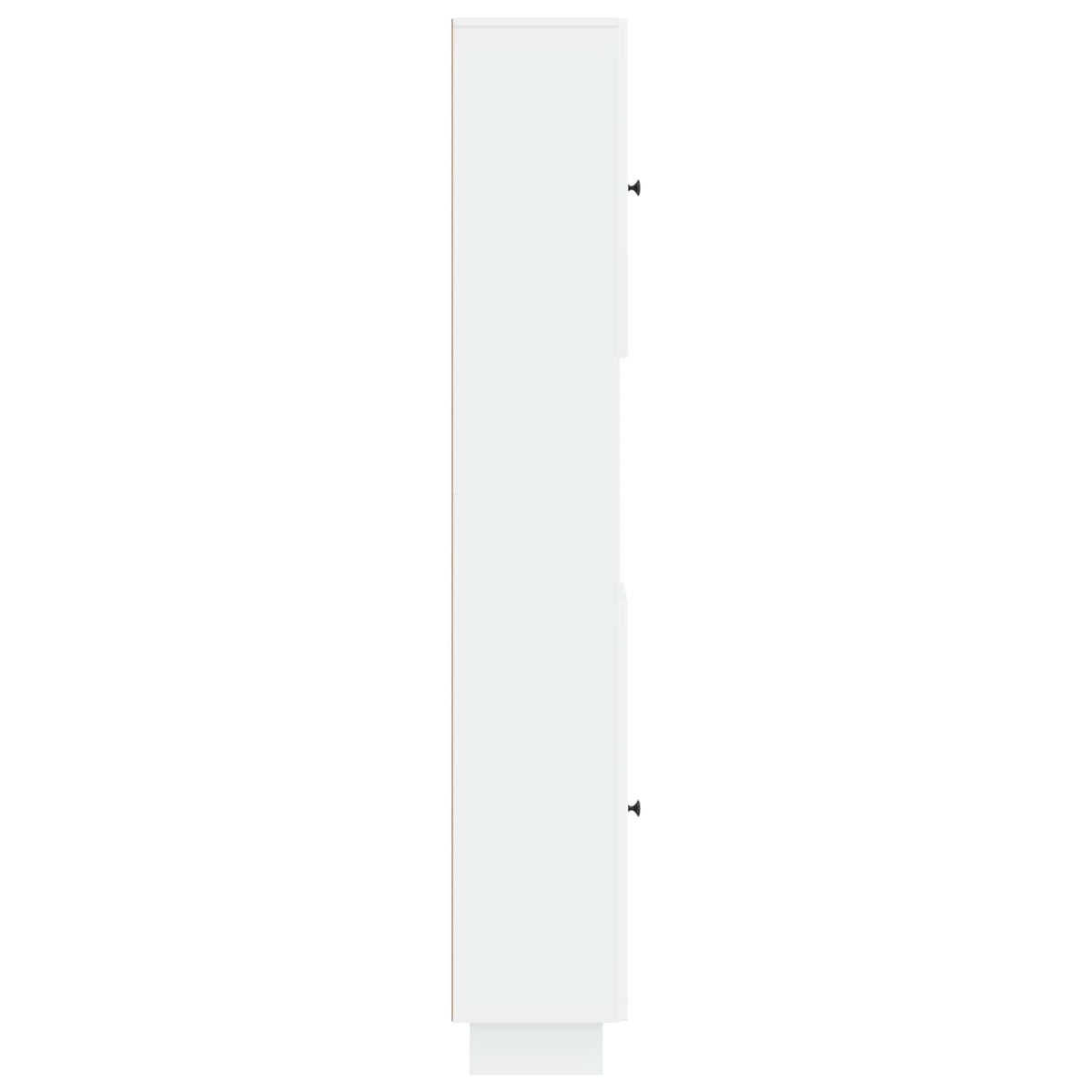 Bathroom Cabinet White Slimline 30x31x190cm