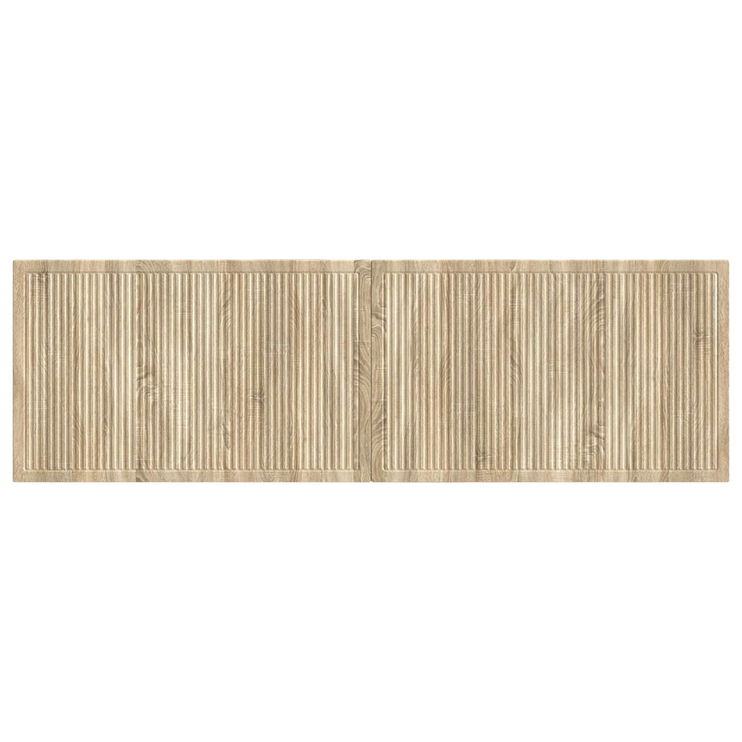 Wall Headboard Engineered Wood Brown 160 cm x 3 cm x 50 cm
