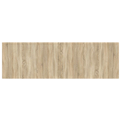 Wall Headboard Engineered Wood Brown 160 cm x 3 cm x 50 cm