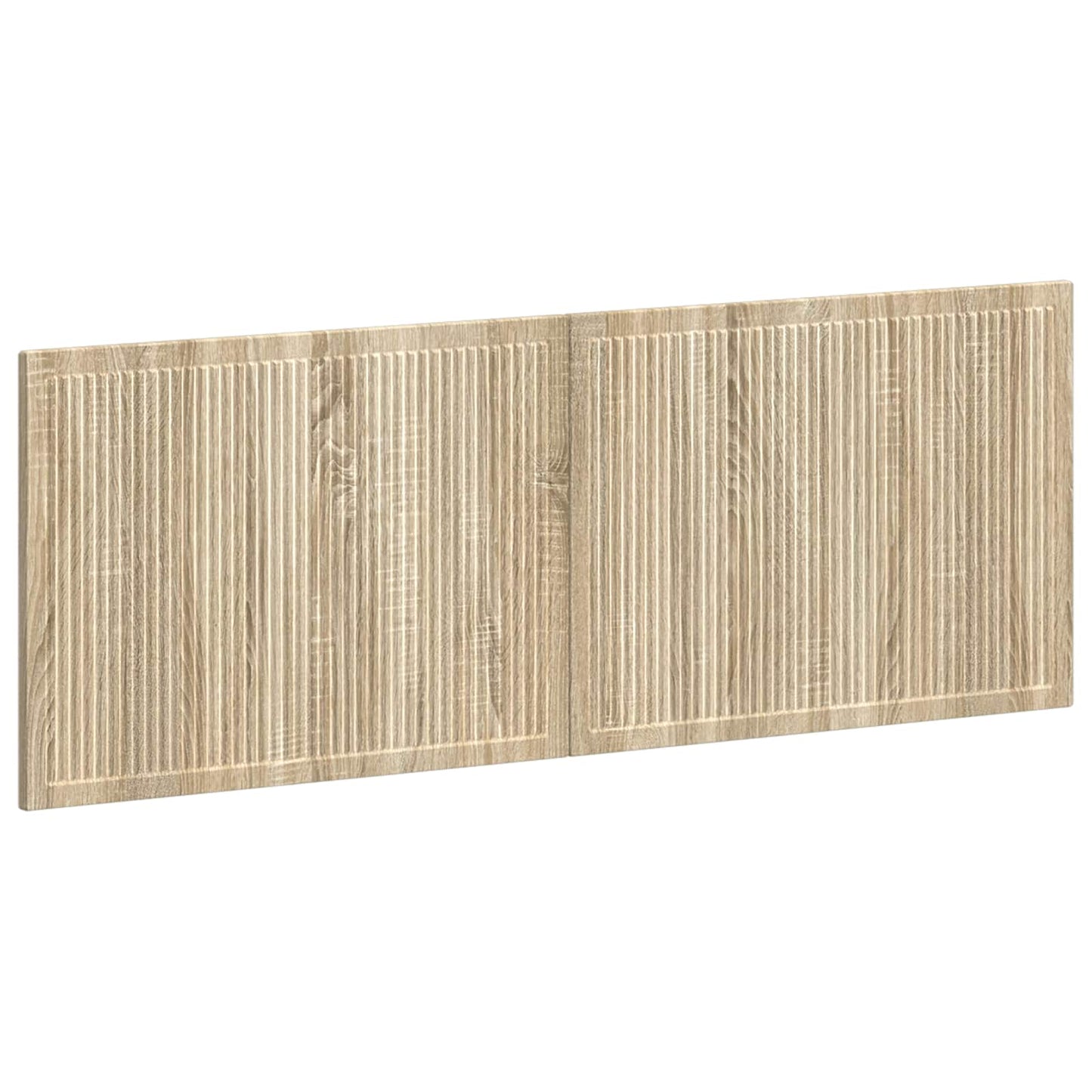 Wall Headboard Brown Engineered Wood 140 cm x 3 cm x 50 cm