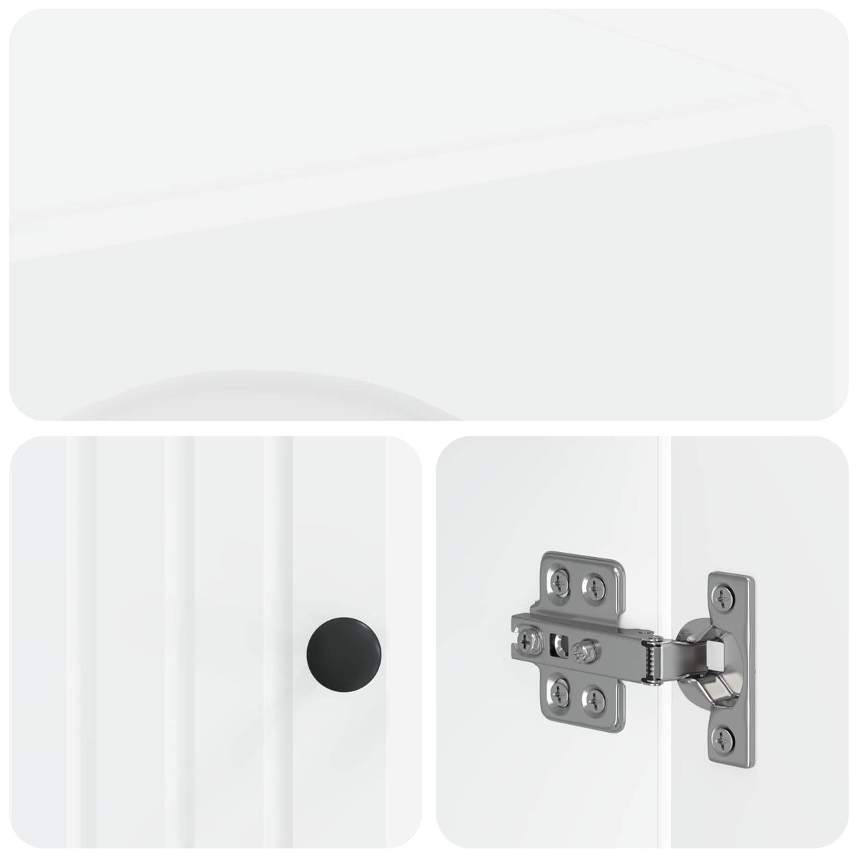 Bathroom Cabinet White Slim 30 cm x 31 cm x 190 cm