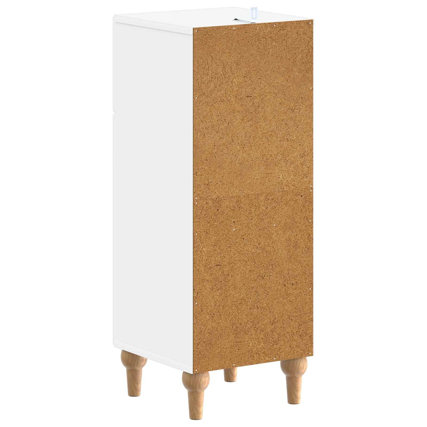 Bathroom Storage Cabinet White Compact 30x31x80cm