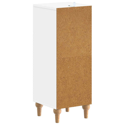 Bathroom Storage Cabinet White Compact 30x31x80cm