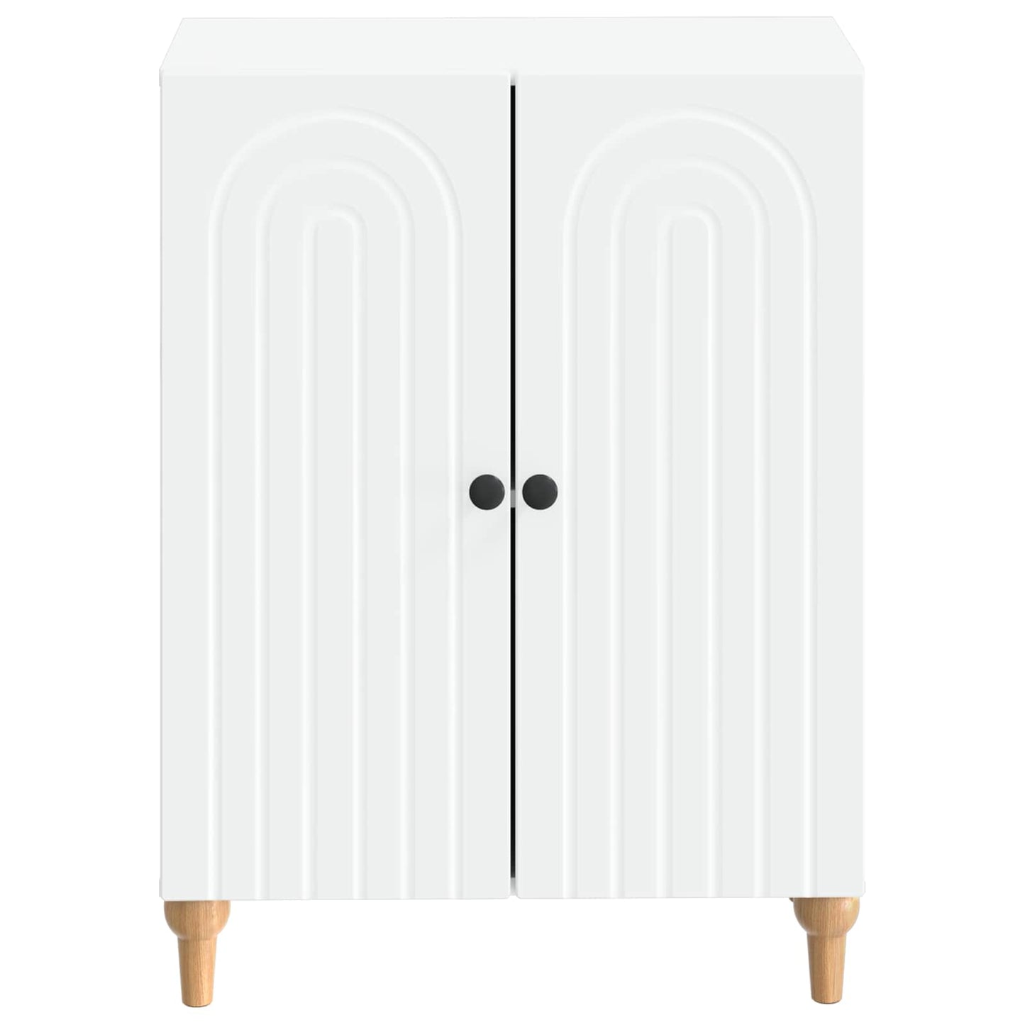 Bathroom Storage Cabinet White Slim 59.5x31x80cm