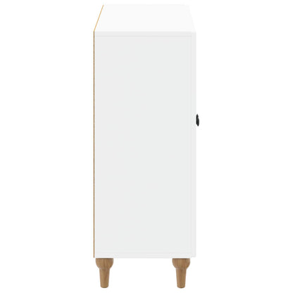 Bathroom Storage Cabinet White Slim 59.5x31x80cm
