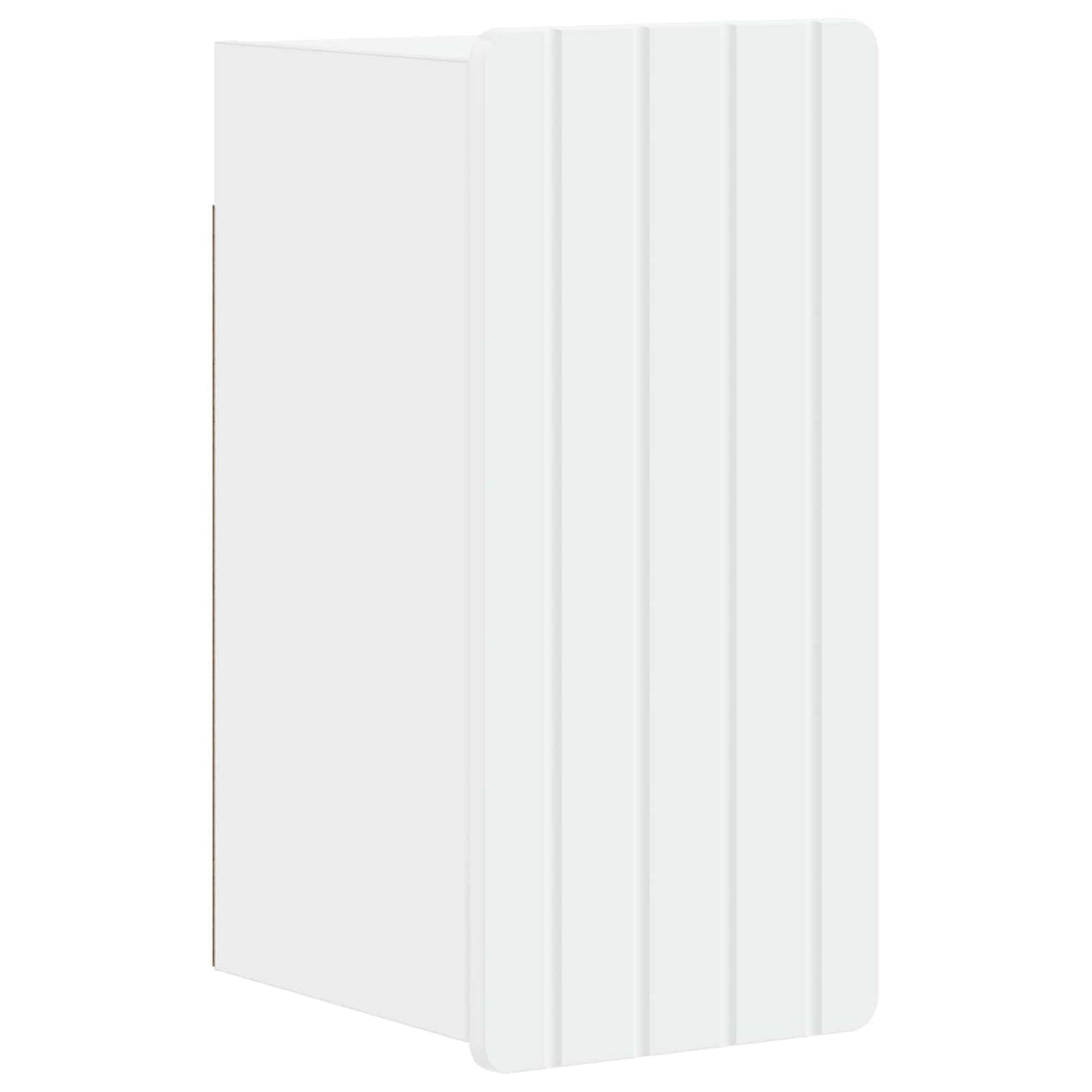 Bathroom Wall Cabinet White Slim 30x31x63cm