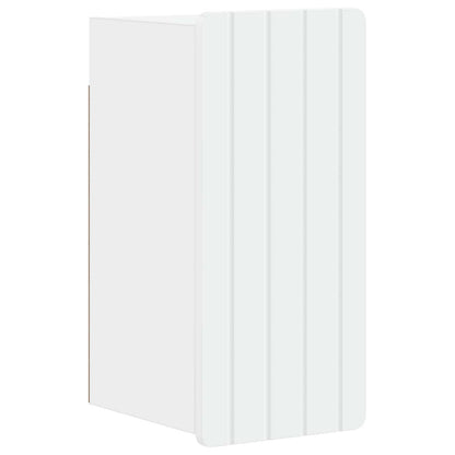 Bathroom Wall Cabinet White Slim 30x31x63cm