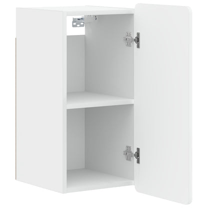 Bathroom Wall Cabinet White Slim 30x31x63cm