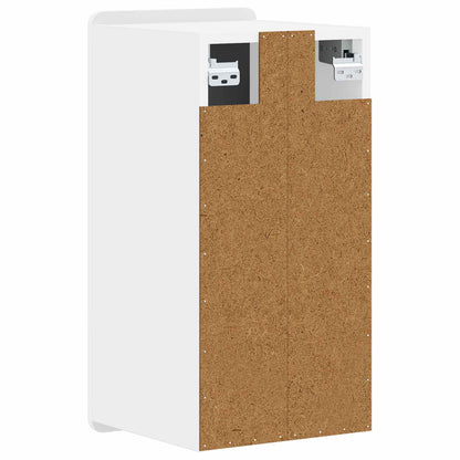 Bathroom Wall Cabinet White Slim 30x31x63cm