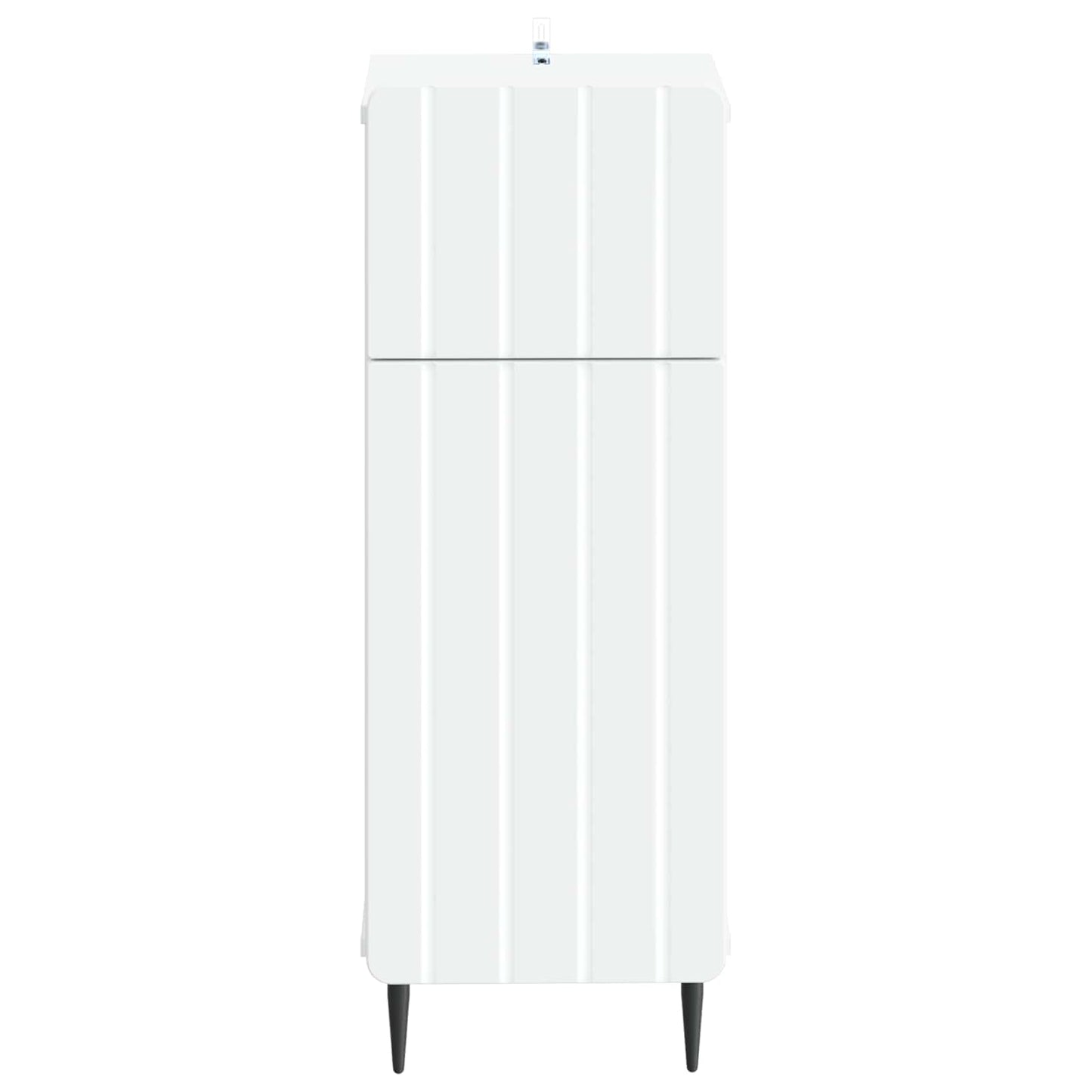 Bathroom Storage Cabinet White Slim 30x31x79.5cm