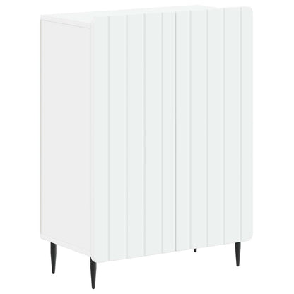 Bathroom Storage Cabinet White Slim 59.5x31x79.5cm