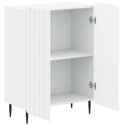 Bathroom Storage Cabinet White Slim 59.5x31x79.5cm