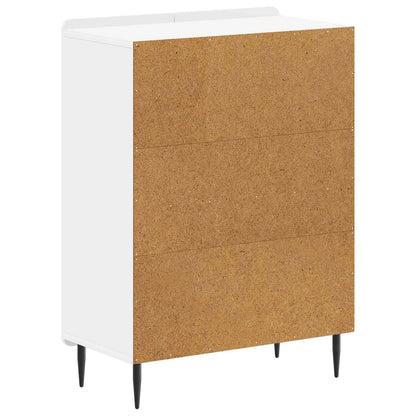 Bathroom Storage Cabinet White Slim 59.5x31x79.5cm