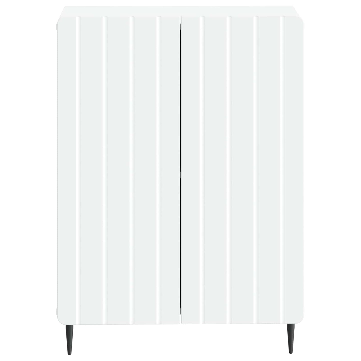 Bathroom Storage Cabinet White Slim 59.5x31x79.5cm