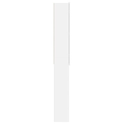 Bathroom Cabinet White Slimline 66 cm x 25.5 cm x 190 cm
