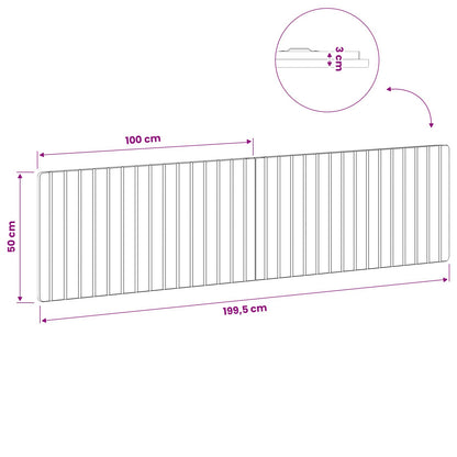 Wall Headboard Modern Oak 200 cm x 3 cm x 50 cm