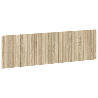 Wall Headboard Brown Engineered Wood 180 cm x 3 cm x 50 cm