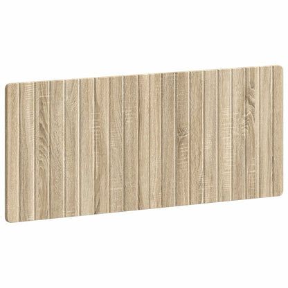 Wall Headboard Brown Engineered Wood 120 cm x 3 cm x 50 cm
