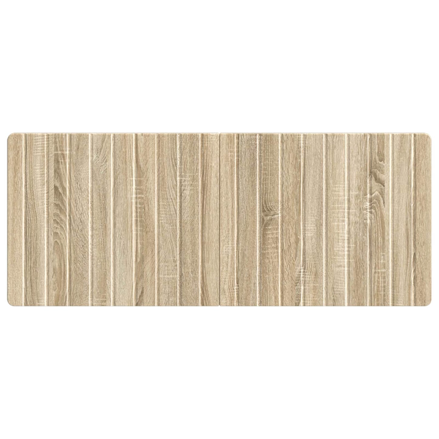 Wall Headboard Brown Engineered Wood 120 cm x 3 cm x 50 cm