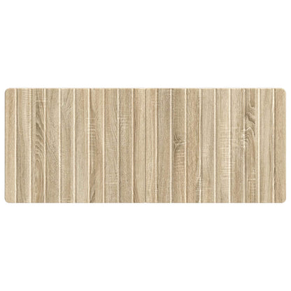 Wall Headboard Brown Engineered Wood 120 cm x 3 cm x 50 cm