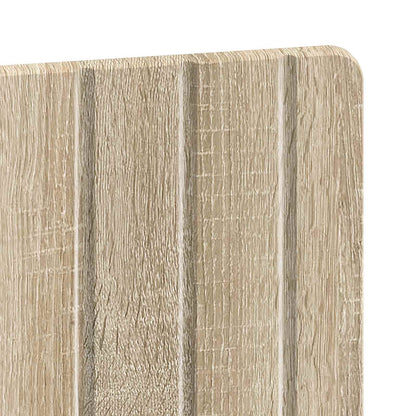Wall Headboard Brown Engineered Wood 100 cm x 3 cm x 50 cm