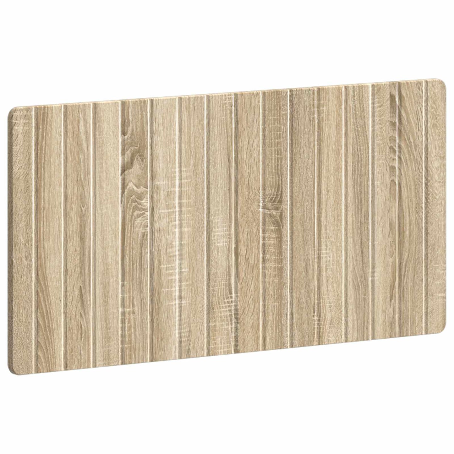 Wall Headboard Brown Engineered Wood 100 cm x 3 cm x 50 cm