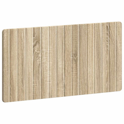 Wall Headboard Brown Engineered Wood 100 cm x 3 cm x 50 cm