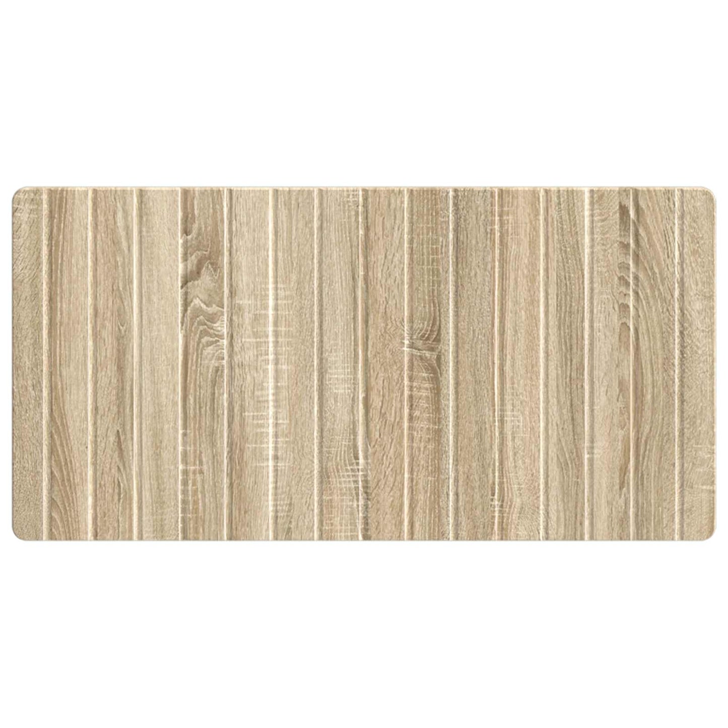 Wall Headboard Brown Engineered Wood 100 cm x 3 cm x 50 cm
