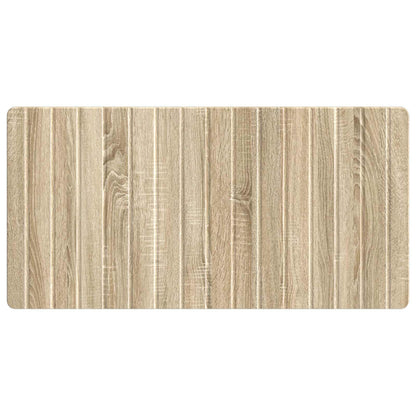Wall Headboard Brown Engineered Wood 100 cm x 3 cm x 50 cm
