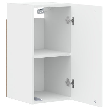 Bathroom Wall Cabinet White Slim 30x31x59cm