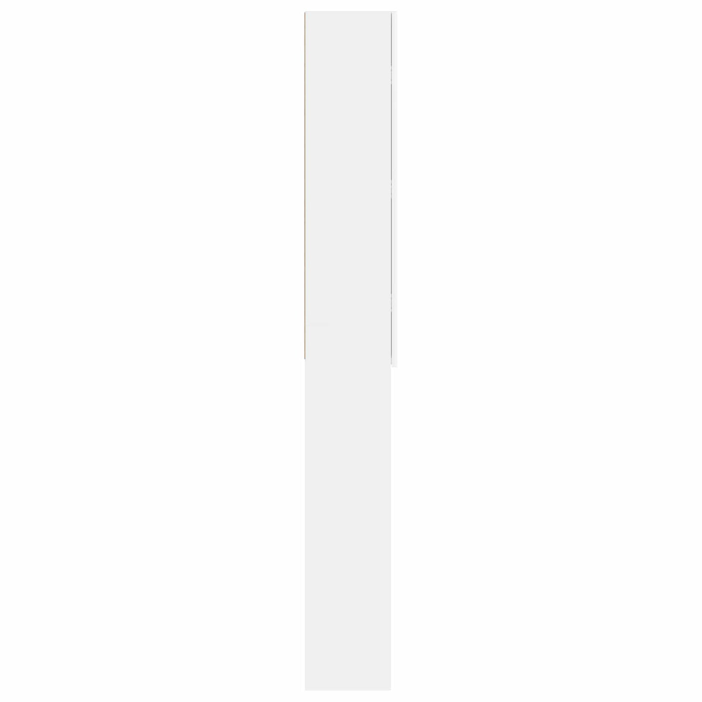 Bathroom Cabinet White Slim 66 cm x 25.5 cm x 190 cm