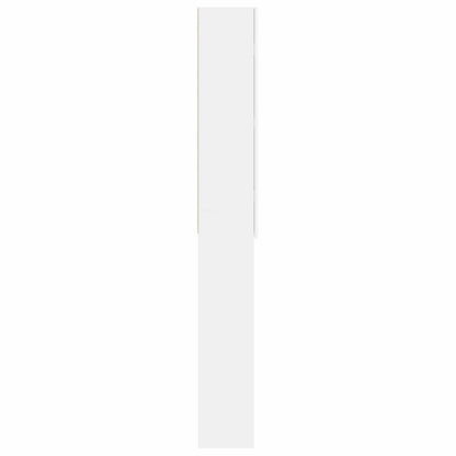 Bathroom Cabinet White Slim 66 cm x 25.5 cm x 190 cm