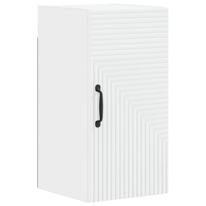 Bathroom Wall Cabinet White Compact 30x31x59cm