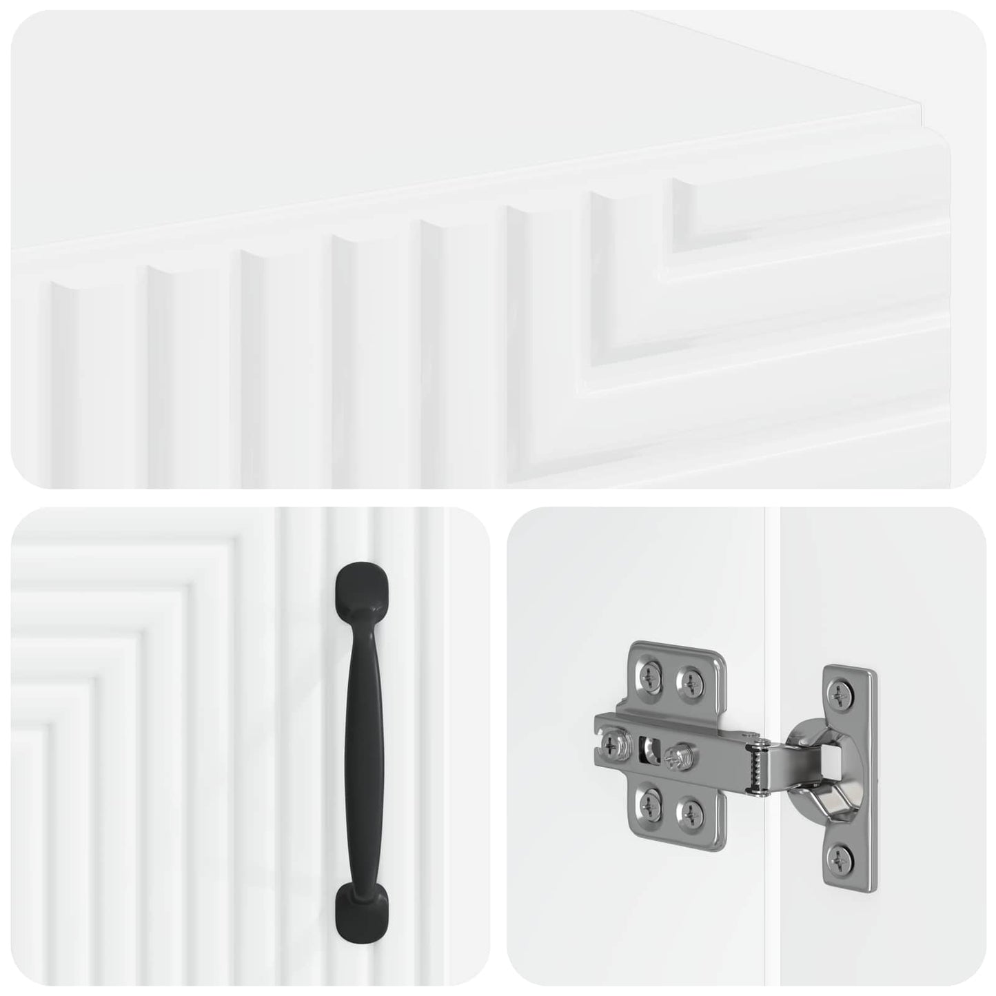 Bathroom Cabinet White Storage 30 cm x 31 cm x 190 cm