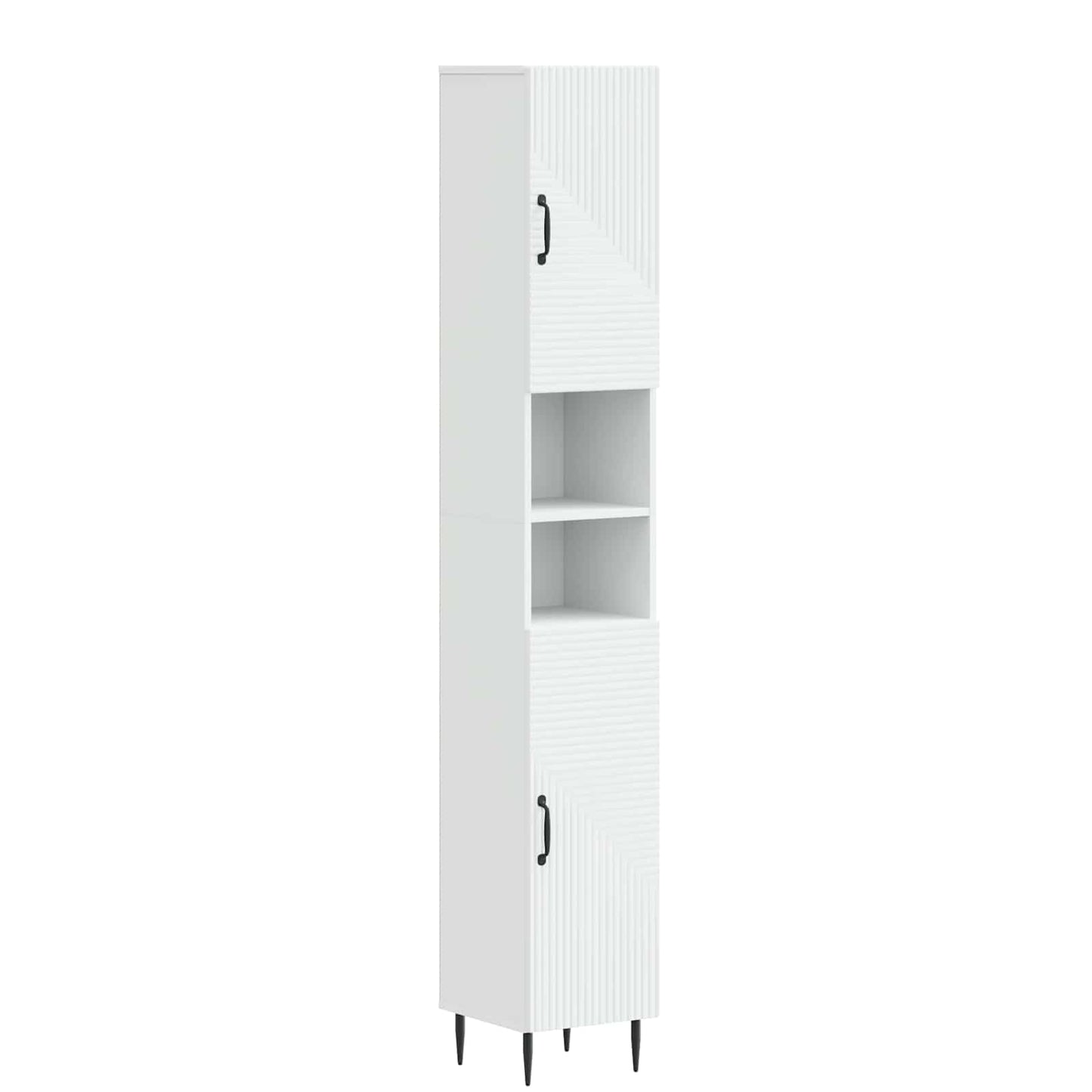 Bathroom Cabinet White Storage 30 cm x 31 cm x 190 cm