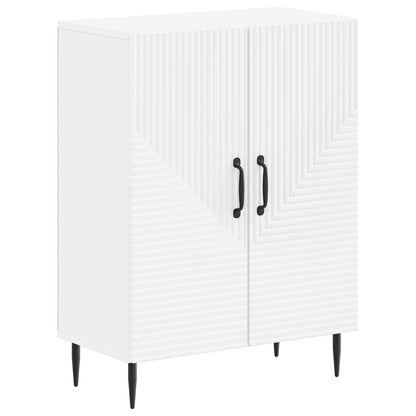 Bathroom Storage Cabinet White Modern 59.5x31x80cm