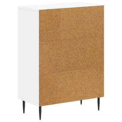 Bathroom Storage Cabinet White Modern 59.5x31x80cm