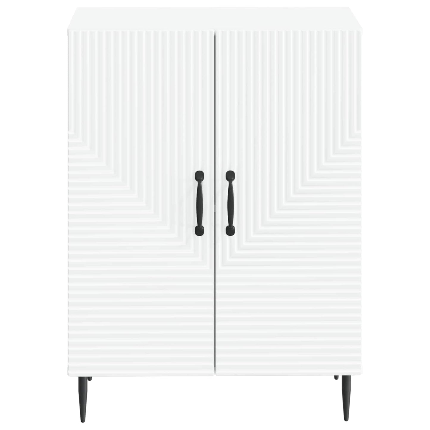 Bathroom Storage Cabinet White Modern 59.5x31x80cm