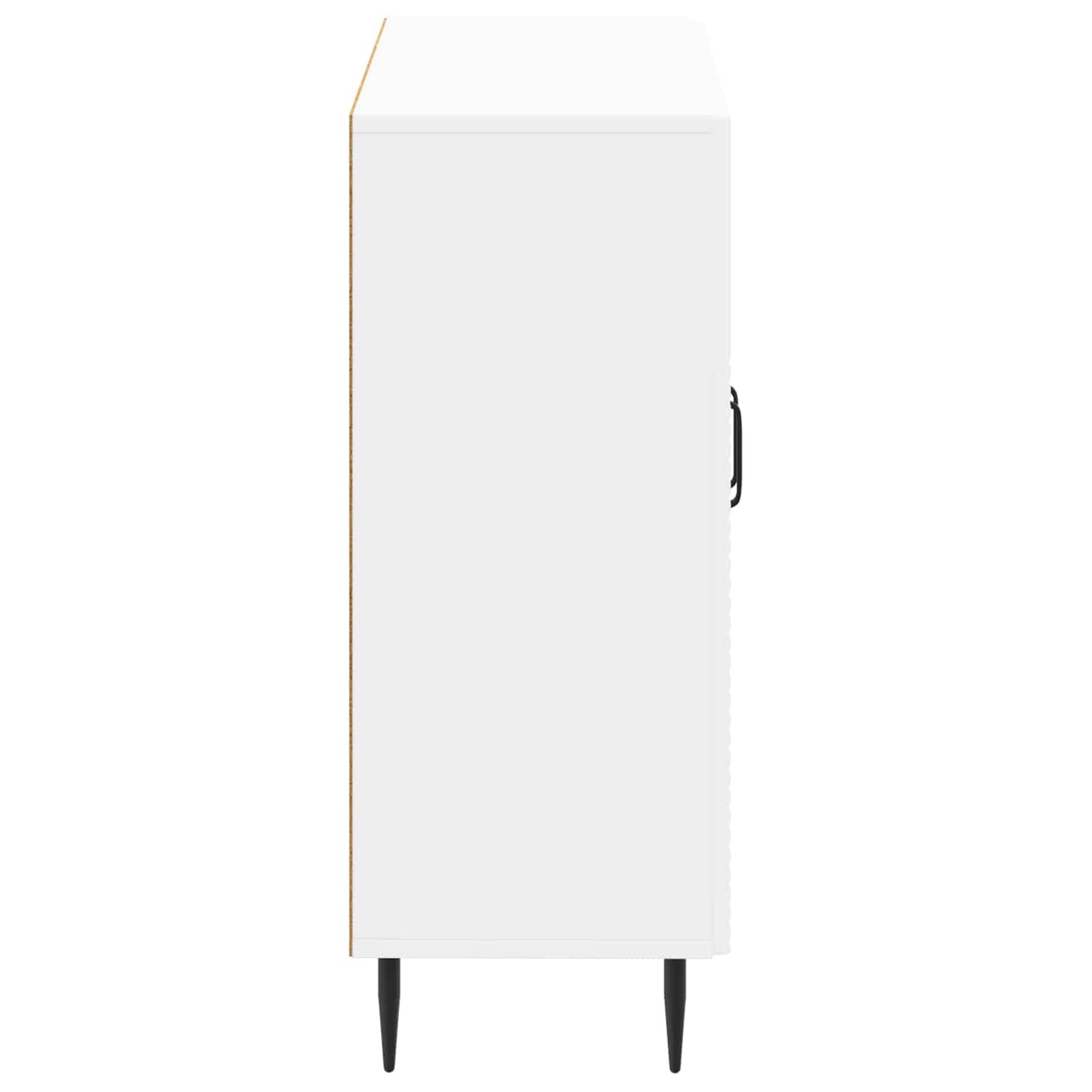 Bathroom Storage Cabinet White Modern 59.5x31x80cm