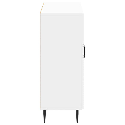 Bathroom Storage Cabinet White Modern 59.5x31x80cm