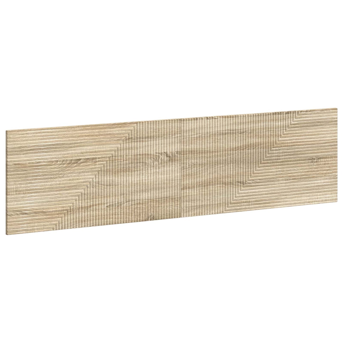 Wall Headboard Brown Engineered Wood 200 cm x 3 cm x 50 cm