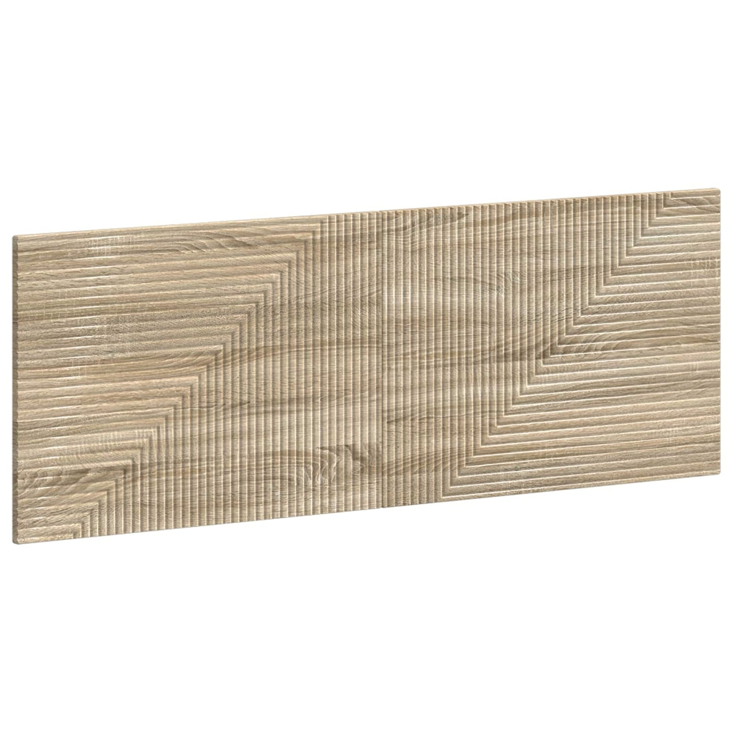 Wall Headboard Brown Wooden 140 cm x 3 cm x 50 cm