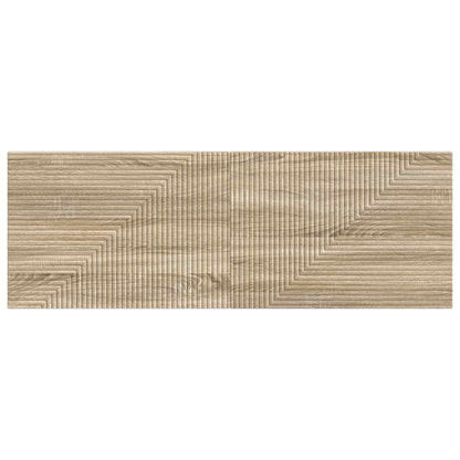 Wall Headboard Brown Wooden 140 cm x 3 cm x 50 cm