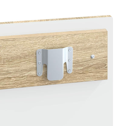Wall Headboard Brown Wooden 100 cm x 3 cm x 50 cm